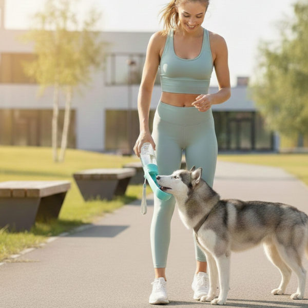 the oasis fold｜portable pet travel water bottle