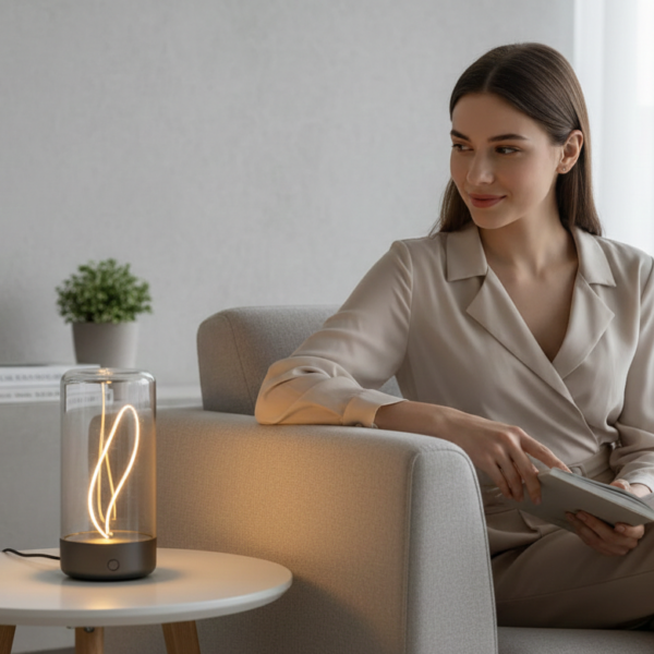the kinetic glow | flexible filament atmosphere lamp (type c rechargeable)