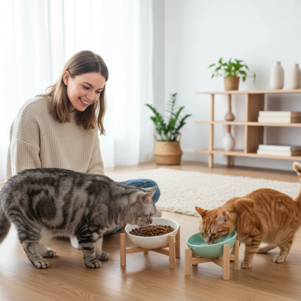the gentle tilt: ergonomic bone china dining series