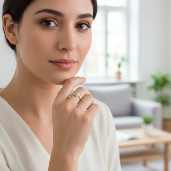 the resilient wave | semicolon inspiration ring
